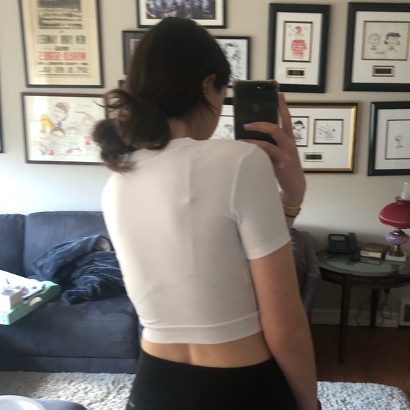🌟 Zara trafaluc white crop top - Picture 6 of 6